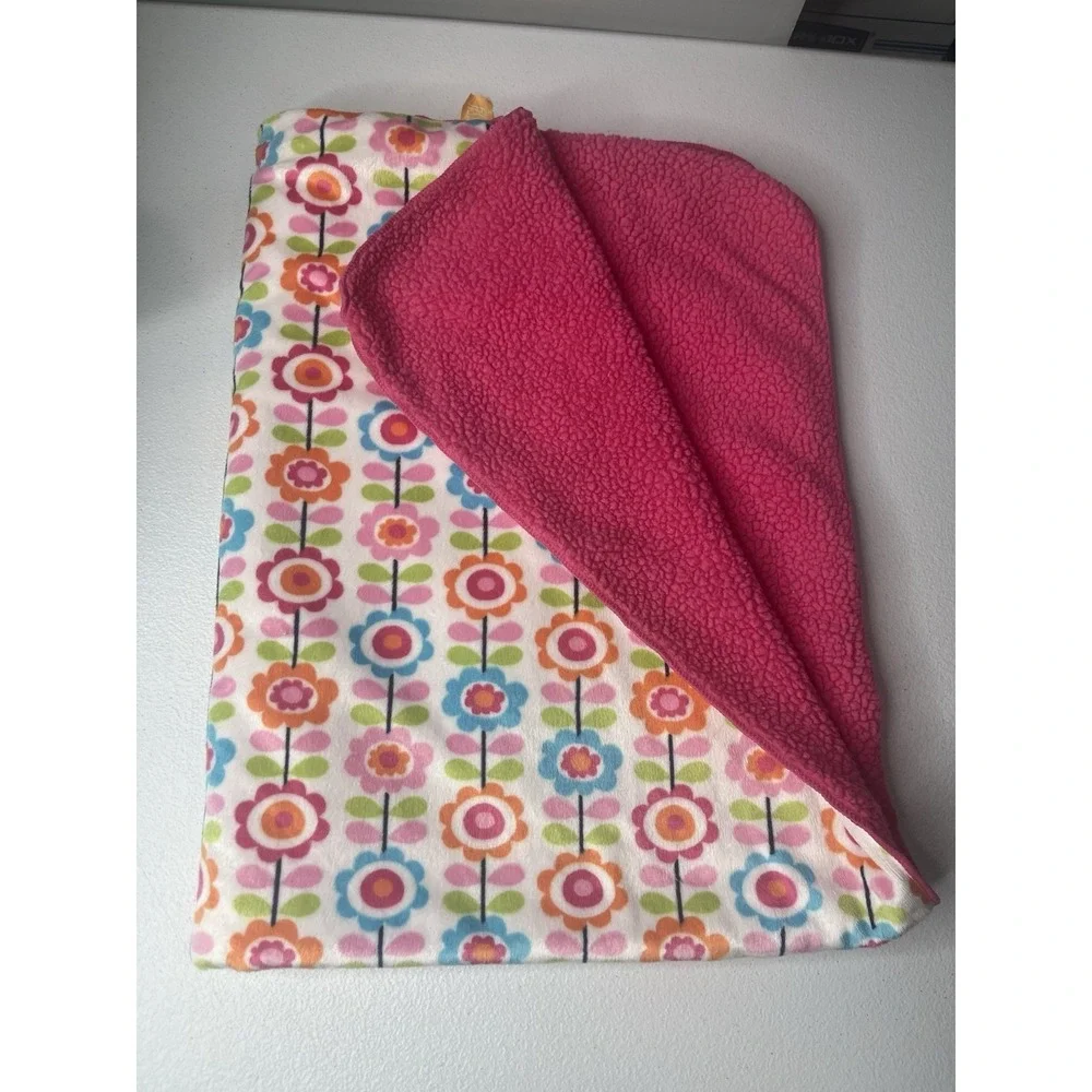 Banana Fish Baby Blanket Pink Flower Orange Blue Soft!‎ Floral
